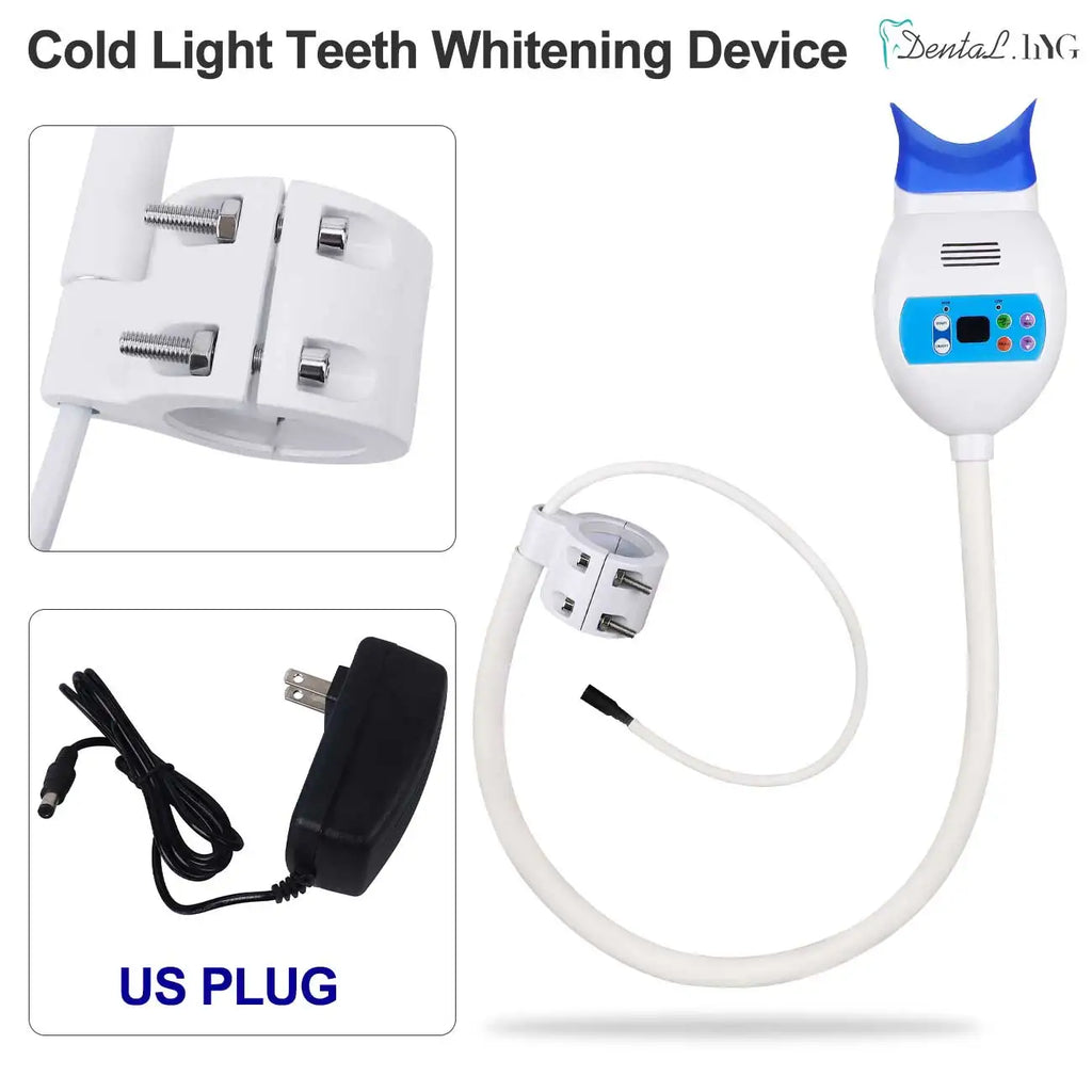 Dental Teeth Whitening Lamp Professional Cold Light Bleaching Blue Color LED Machine Dentistry Equipment Center Pillar Style