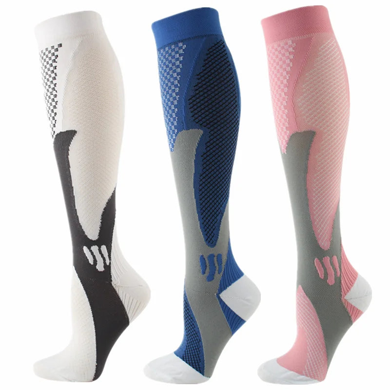 Compression Socks Running Football Sports Medical Nursing Socks for Flight Travel Pregnancy Edema Diabetes Varicose Veins Socks