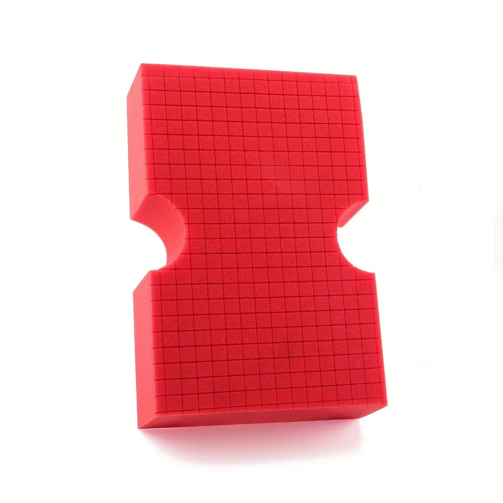 Car Wash Sponge,  Scratch-Free Car Cleaning Sponge, Durable Cross Cut Grid Sponge for Auto Multi Use Cleaning Washing Surfaces