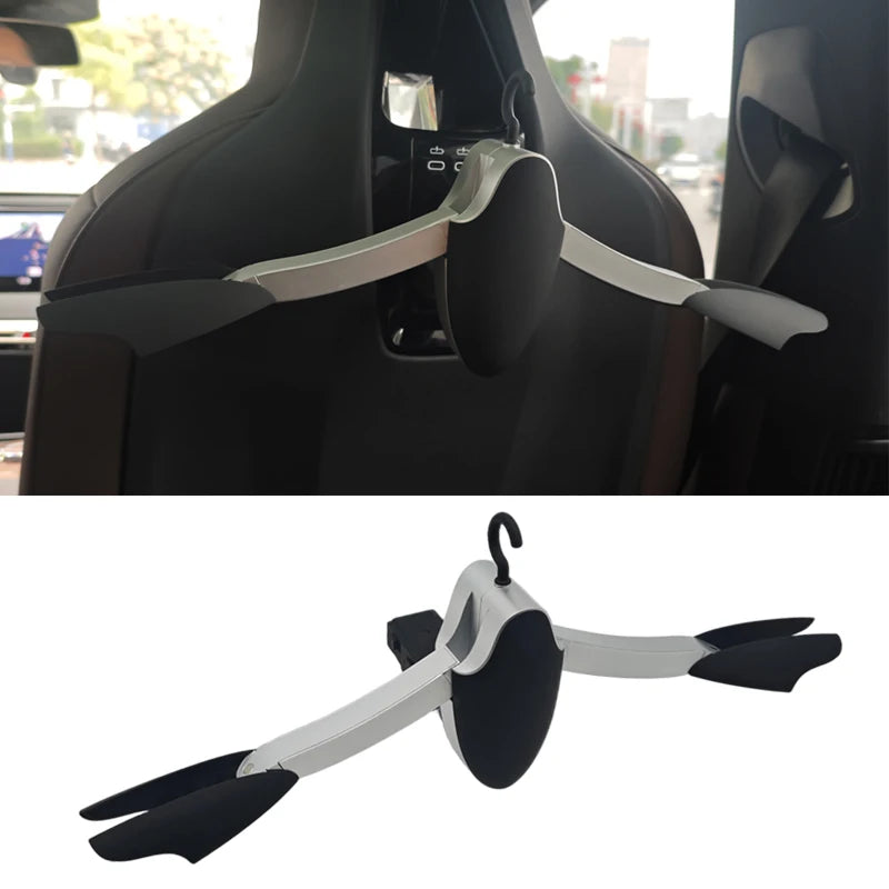 For BMW X7 X6 X5 X3 IX Series 5 7 I5 I7 2023 2024 2025 2026 Car Trouser Clothes Rack Folding Holder Stand Accessories Trim