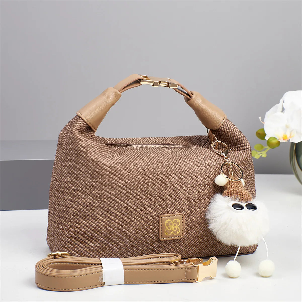 women's bag 2026 Popular crossbody pillow bag with cartoon accessories small square bag