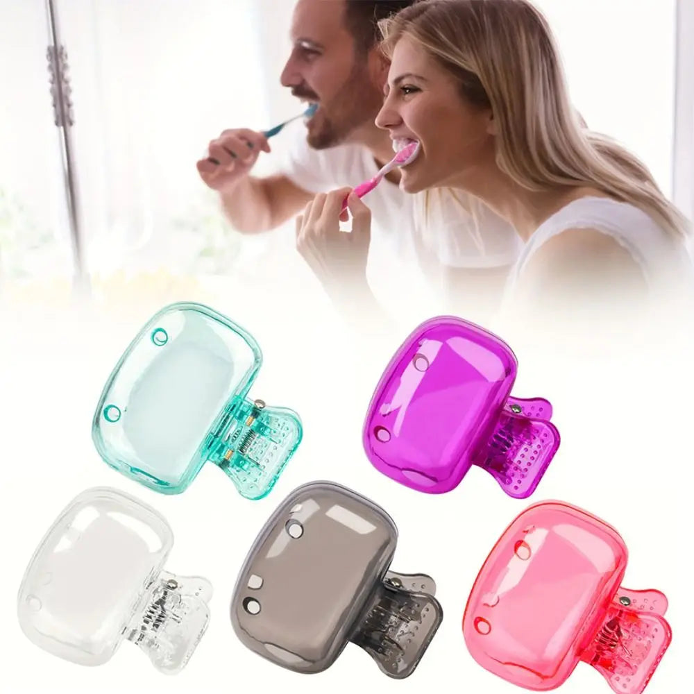 Portable Travel Toothbrush Storage Clip Toothbrush Head Storage Clip Toothbrush Shell Toothbrush Protective Cap Transparent