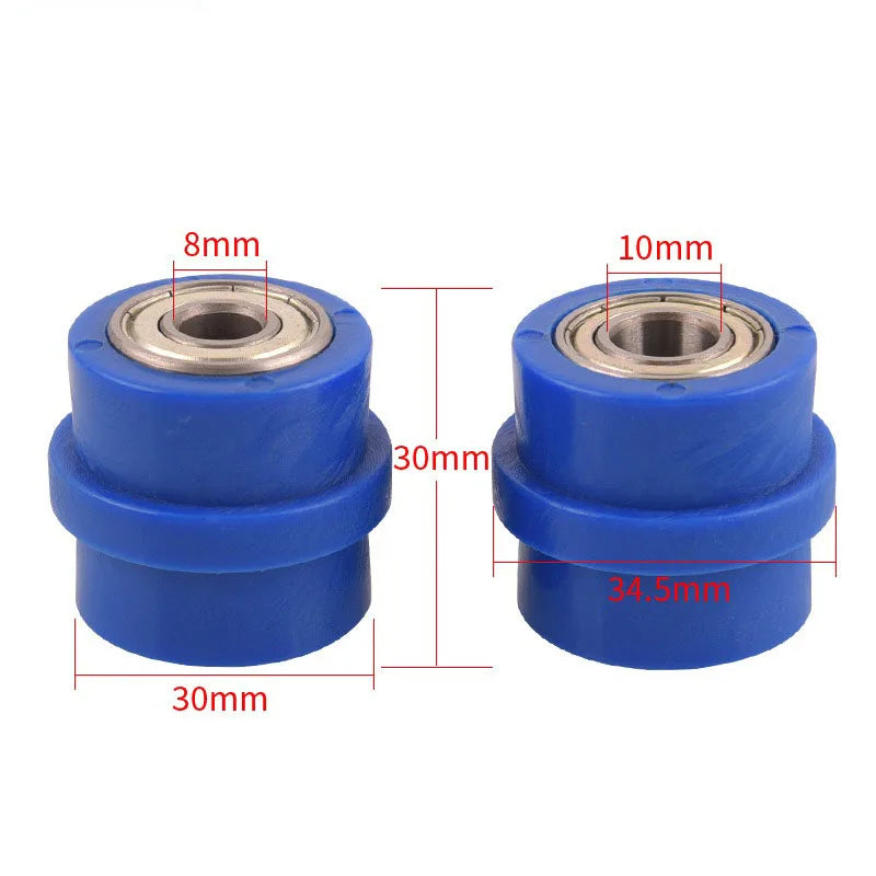 8/10mm Drive Chain Roller Pulley Wheel Slider Tensioner Wheel Guide For Enduro Motorcycle Motocross PIT Dirt Bike ATV CRF CR XR