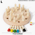Wooden Chessboard Color Memory Chess Game Memory Concentration Training Wooden CHILDREN'S Early Education Educational Toys