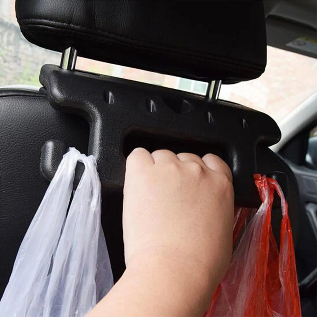 Heavy Duty Car Bag Hooks,Sturdy Storage Accessory,Easy Installation For Handbags Grocery Bags Bottles RV And Various Vehicles
