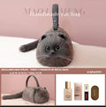 Gray Cat bag Messenger Bag versatile small and cute, fashionable bag Women's Cross bag autumn and winter design
