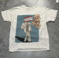 Plus Size Summer Women's Vintage  Talking Heads  T-Shirt Cotton Breathable Stylish Versatile Street Style Oversized