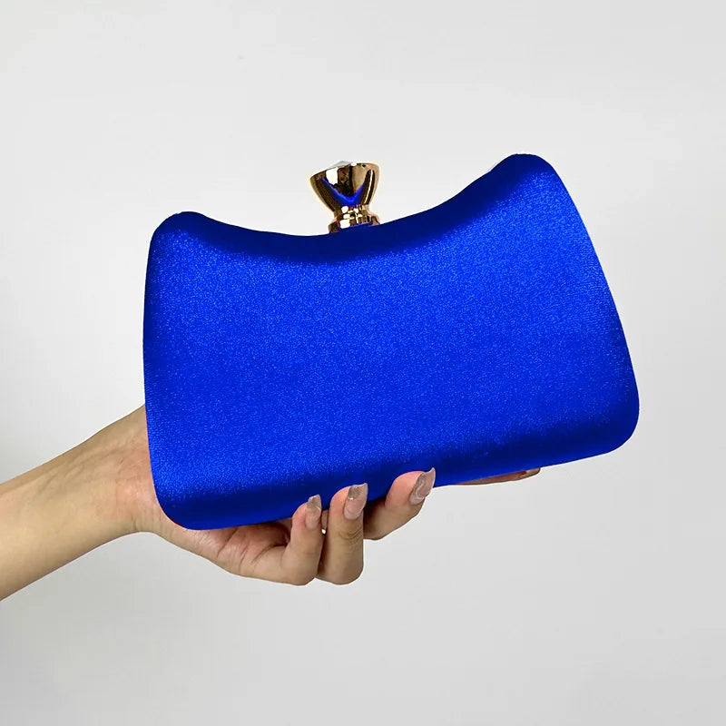 New in Elegant Suede Handbag for Woman Fomal Party Wearing Evening Bags Retro Top-handle Dark Green Clutch with Crossbody Chain