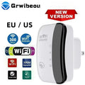 Wifi Repeater Wireless Signal Amplifier Extended Network Enhancer EU US Home Router 300m Through The Wall Bedroom Receive Moving