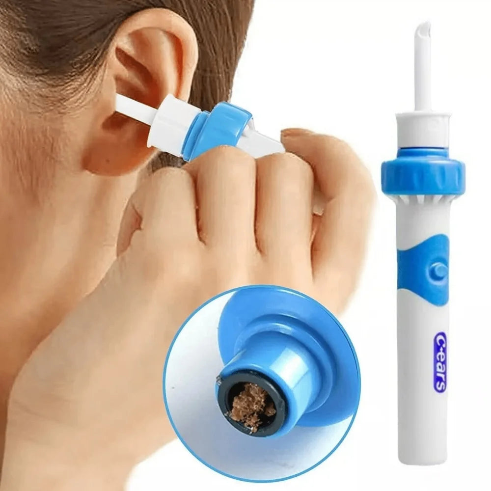 Electric Earpick Earwax Tool Ear Cleaner Earwax Removal Electric Earwax Vacuum Suction Electric Kit Remover for Children Adults