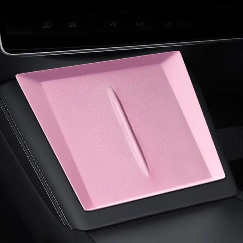 New！Car Center Console Wireless Charging Pad Center Console Anti Slip Silicone Mat For Phone Charger Area Car Accessories