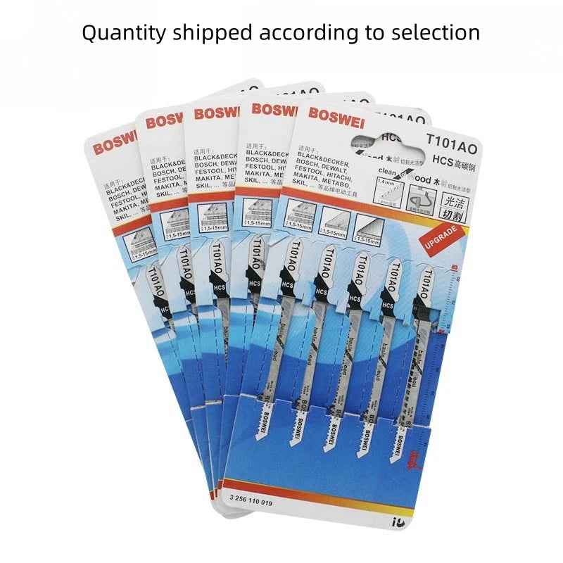 20 Pack T101AO T-Shank Contractor Jigsaw Blade Set 3-Inch 20TPI Jigsaw Blades Optimized for Cutting Wood, PVC, and Plastic
