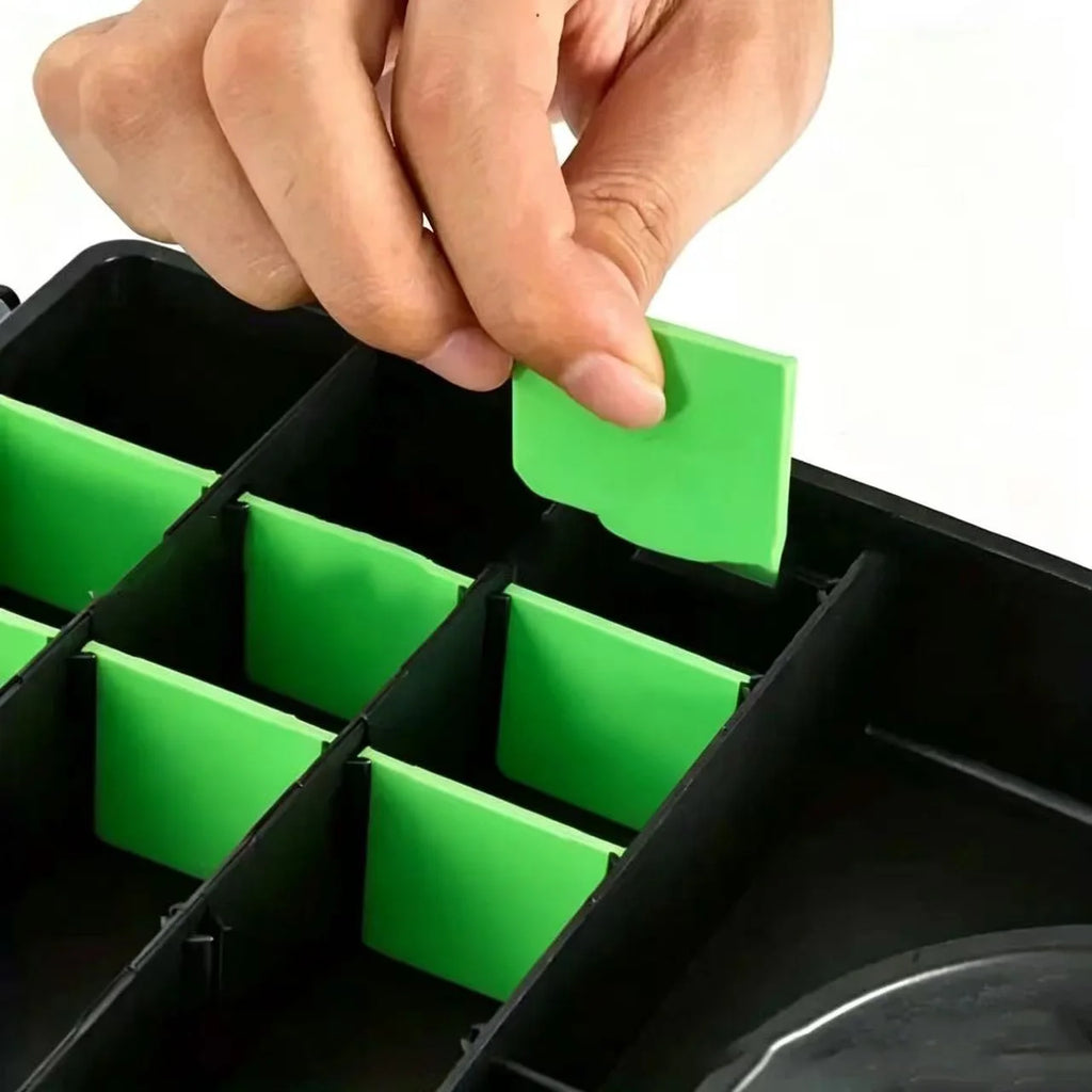 Plastic Toolbox, Screws, Electronic Drill Bits, Small Parts Storage Box, Hardware and Jewelry Storage Box for Easy Storage