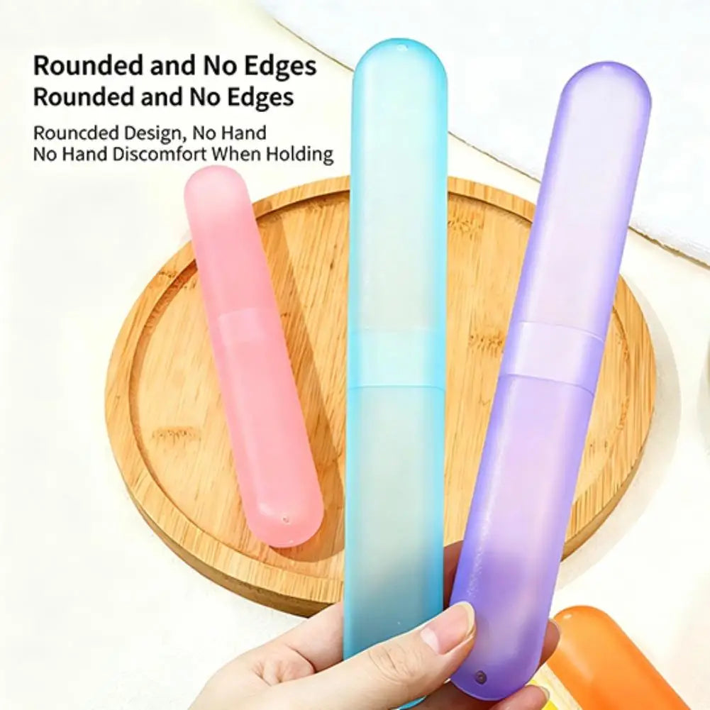 Ravel Portable Toothbrush Box, Breathable Toothbrush Storage Box, Frosted Dustproof Toothbrush Protection Box, Toothbrush Cover