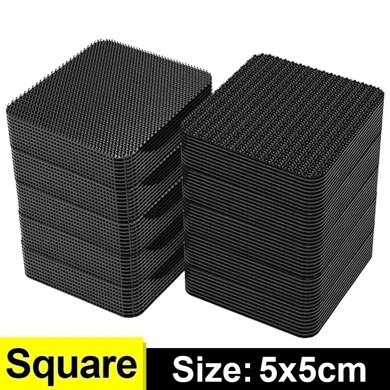 10-50pcs Super Strong Double-sided Tape Car Floor Mats Self-adhesive Hook Fasteners Self-adhesive Carpet Fasteners DIY Attaches