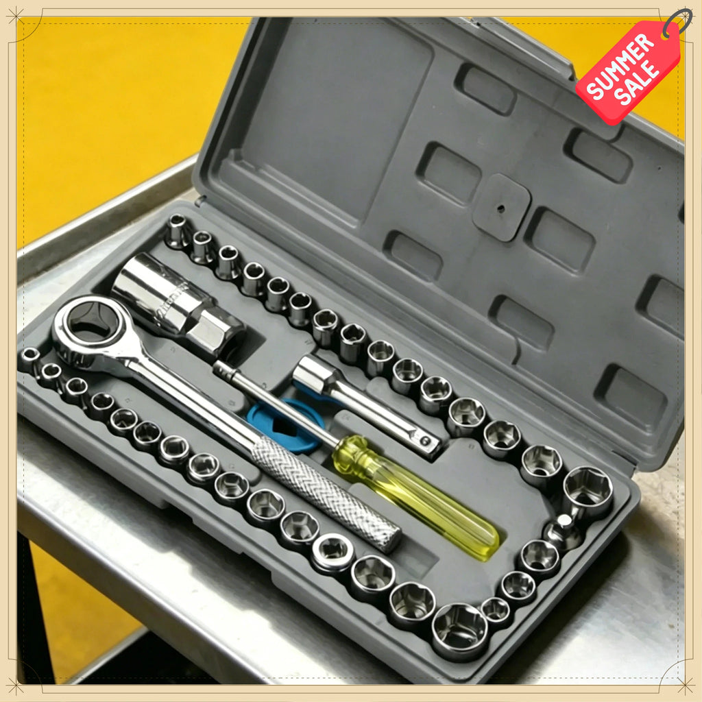 Auto Disassembly Tool Set Car Repair Socket Wrench Kit Professional Automotive Mechanical Maintenance Hand Tool Kit