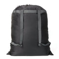 Black Oversized Polyester Waterproof Heavy-Duty Backpack Laundry Bag Camping Travel Clothing Storage Bag Men Women Duffle Bag