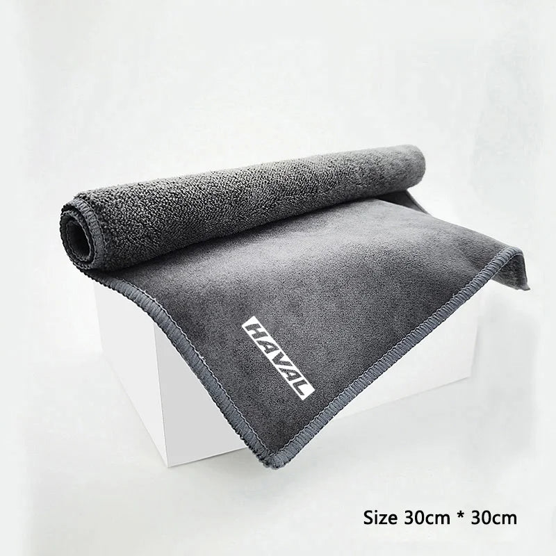 High-end Car Cleaning Brush+Suede Wash Towel For Haval Tabanca T FEK Korna H5 H6 H3 H8 H9 H2 H7 M2 M4 Interior Auto Accessories