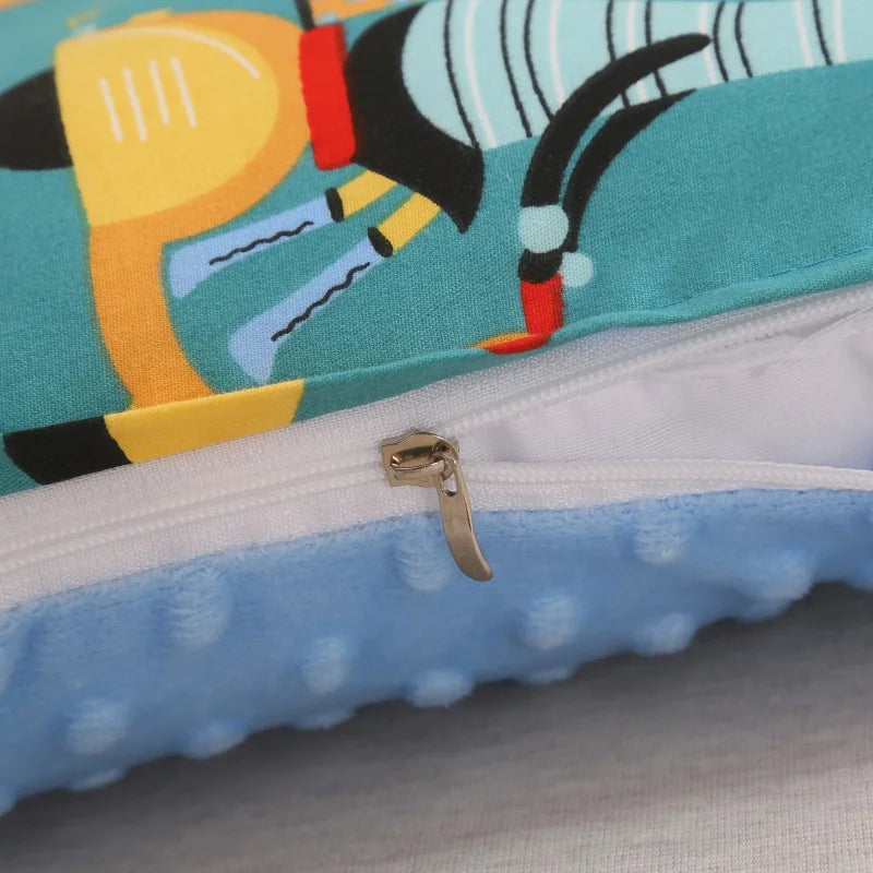 1pc Cartoon Pillow Pillow Core Is Removable, Soft And Comfortable For Children In The Bedroom