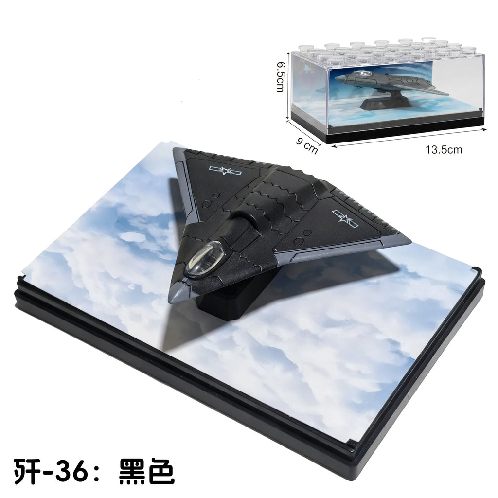 1/64 Simulation Alloy Aircraft Chinese 6th Fighter J-20 J-36J-35 J-50 Military Aviation Model Boy Creative Collections Gift