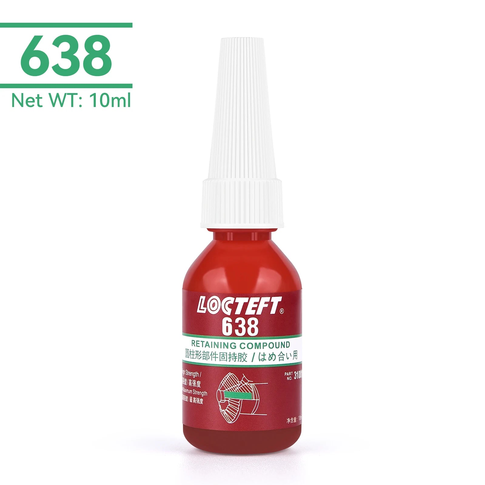 10ml Threadlocker Adhesive 242 Thread Locker Blue Screw Glue Agent Anaerobic Glue Anti-loose 222 243 262 263 271 272 277 290