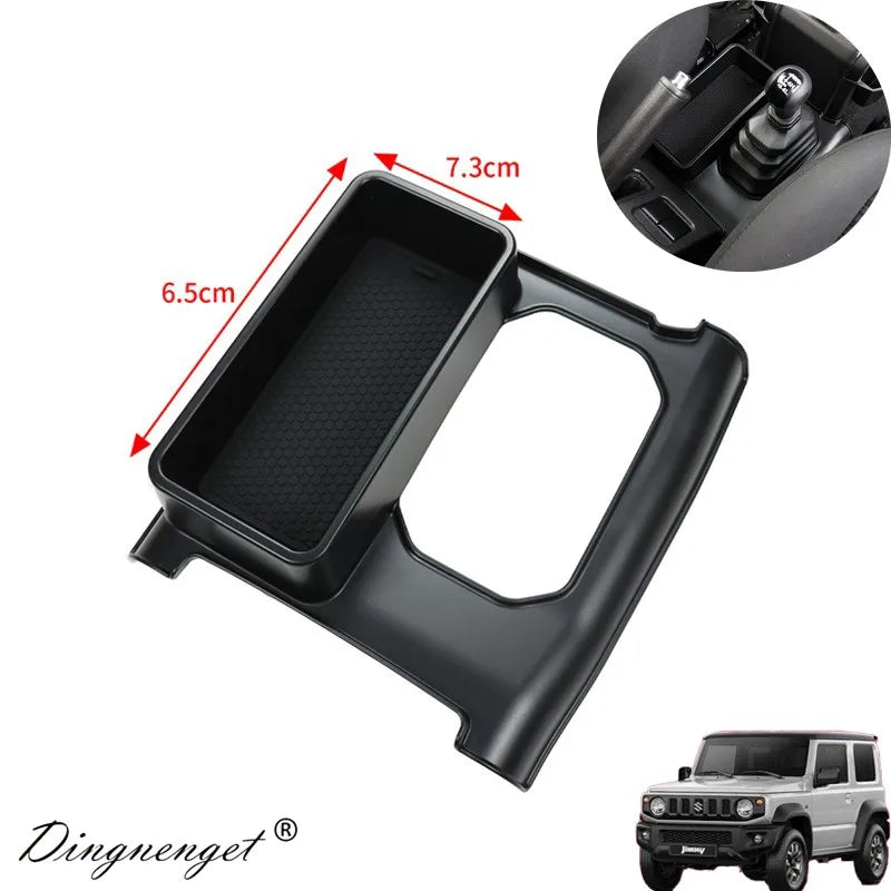 Car Gear Shift Storage Box Center Gear Storage Box Storage Box Is Suitable for Suzuki Jimny 2019+ AT Models