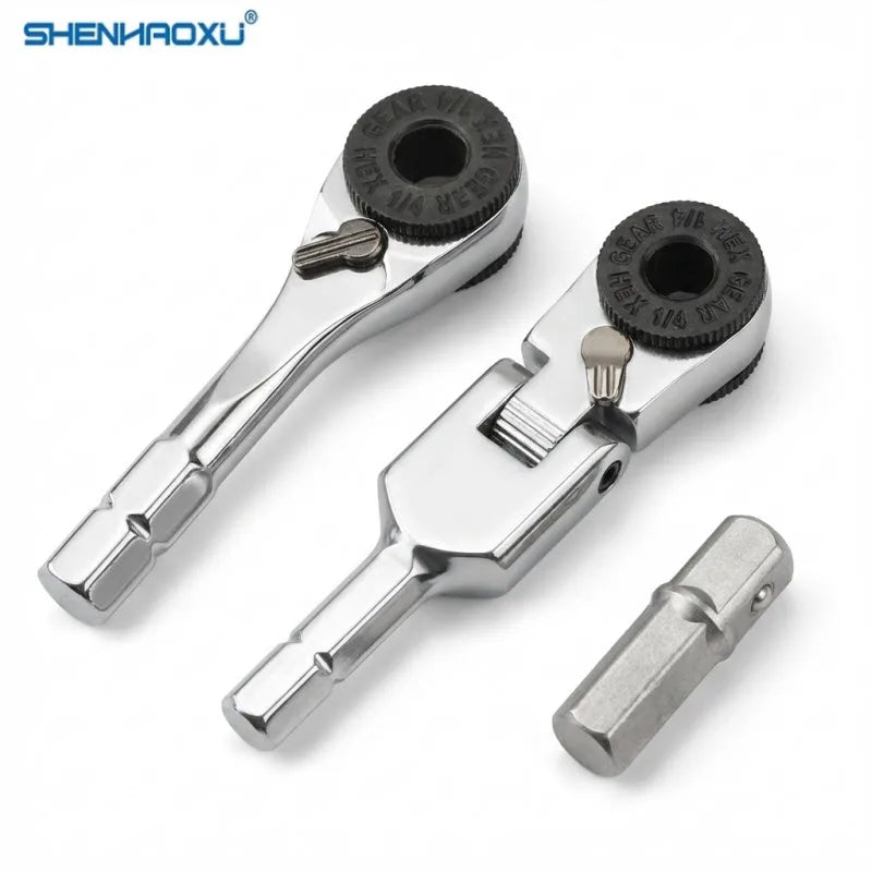 Lollipop Multifunctional EDC Screwdriver Keychain Magnetic 1/4 Inch Hex Shank Adapter Portable Super Steel Bike Repair Tool