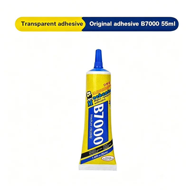 T7000 Black Multi-purpose Adhesive Glue 110ml Mechanic Medium Viscosity for Phone Repair Fabric Leather Crafts