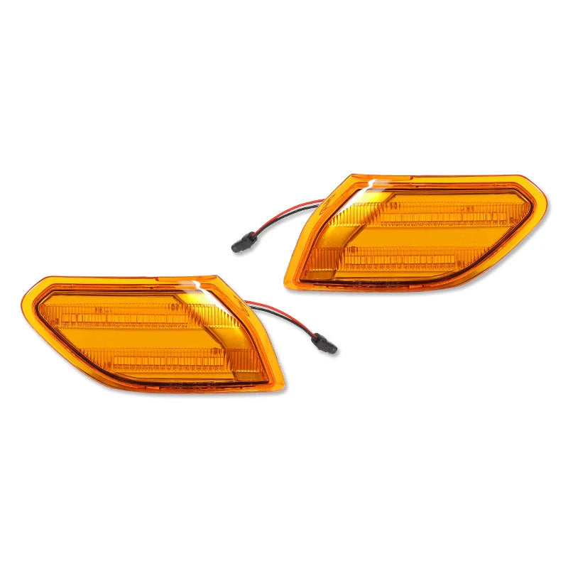 Amber LED Car Front Fender Side Marker Lights For Jeep Wrangler JL 2018-up For Jeep Gladiator JT 2020-up Turn Signal Lights 12V
