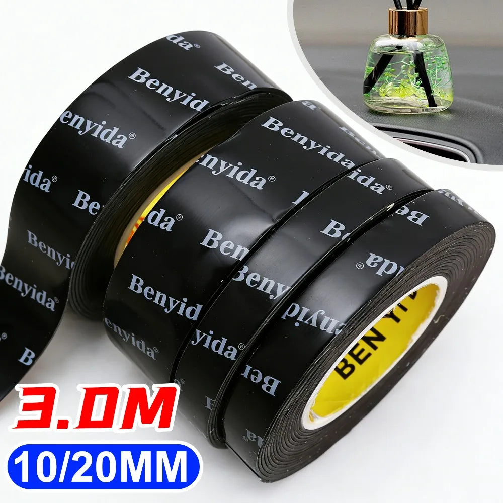 Waterproof Double Sided Tape Car Special Foam Adhesive Super Strong Mounting for Vehicle Spoiler Molding Badge Home Fix 10/20mm