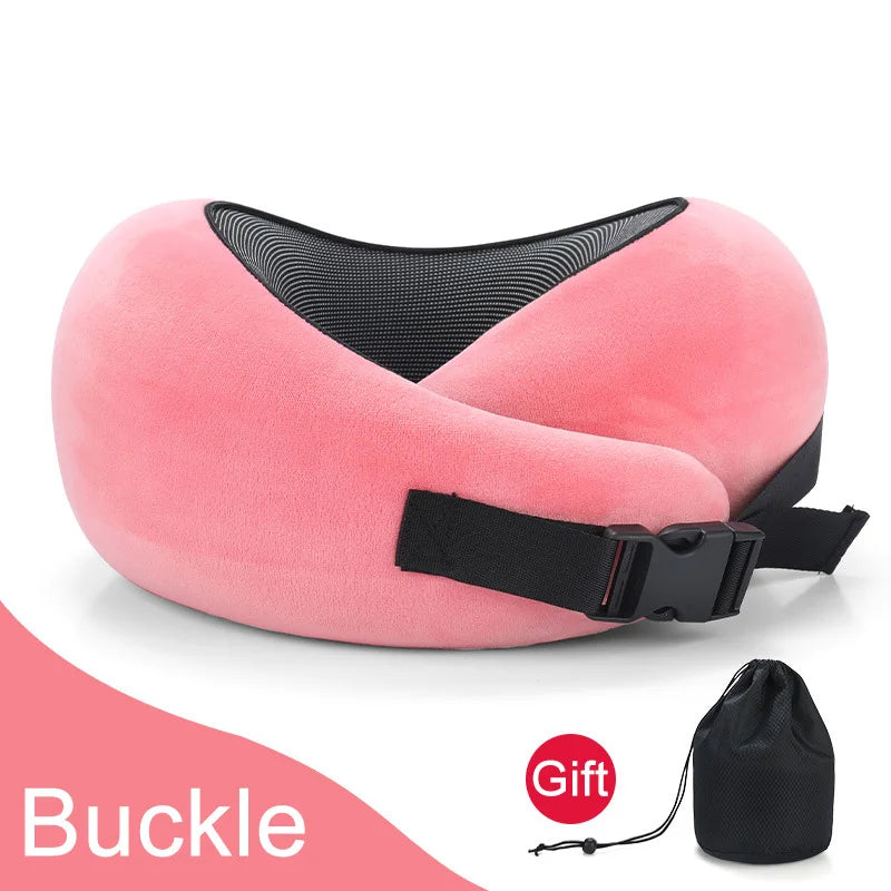 U Shape Memory Foam Neck Pillow Snail Travel Neck Pillows Portable Cervical Vertebra Airplanes Noon Break Pillow Relax