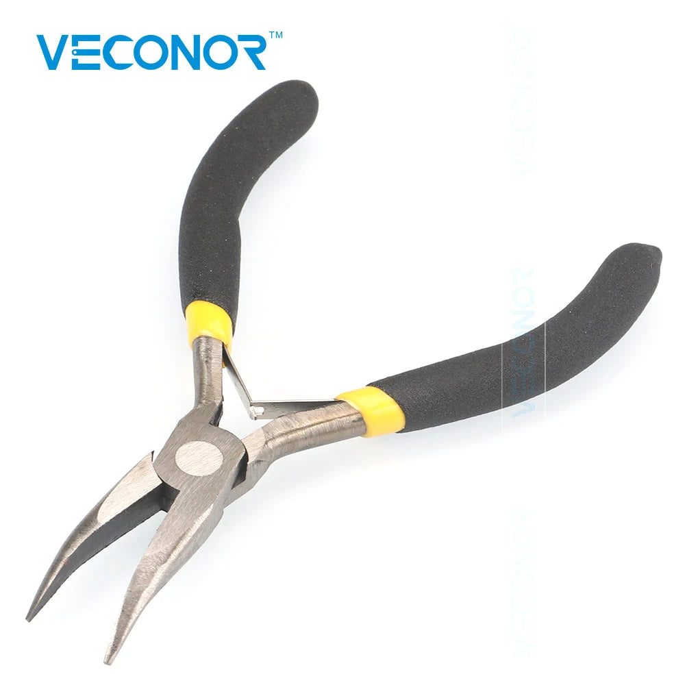11pcs Jewelers Pliers Set Wire Wrapping Hobby 5" Mini Pliers Multi Types Carbon Steel Multifunctional Hand Tools