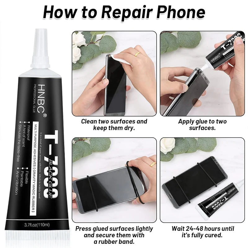 B7000 T7000 Glue Clear Contact Phone Repair Ziai Adhesive Universal Glass Plastic Multipurpose With Precision Applicator Tip
