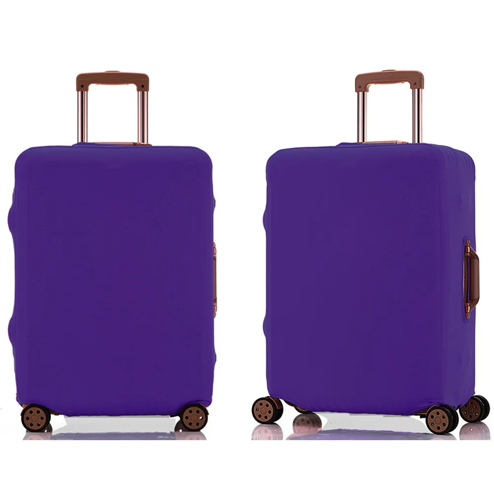 For 18-32 Inch Luggage Cover Suitcase Protector Travel Accessories Unlimited Rose Gold Stretch Fabric Dust Cover Trolley Case