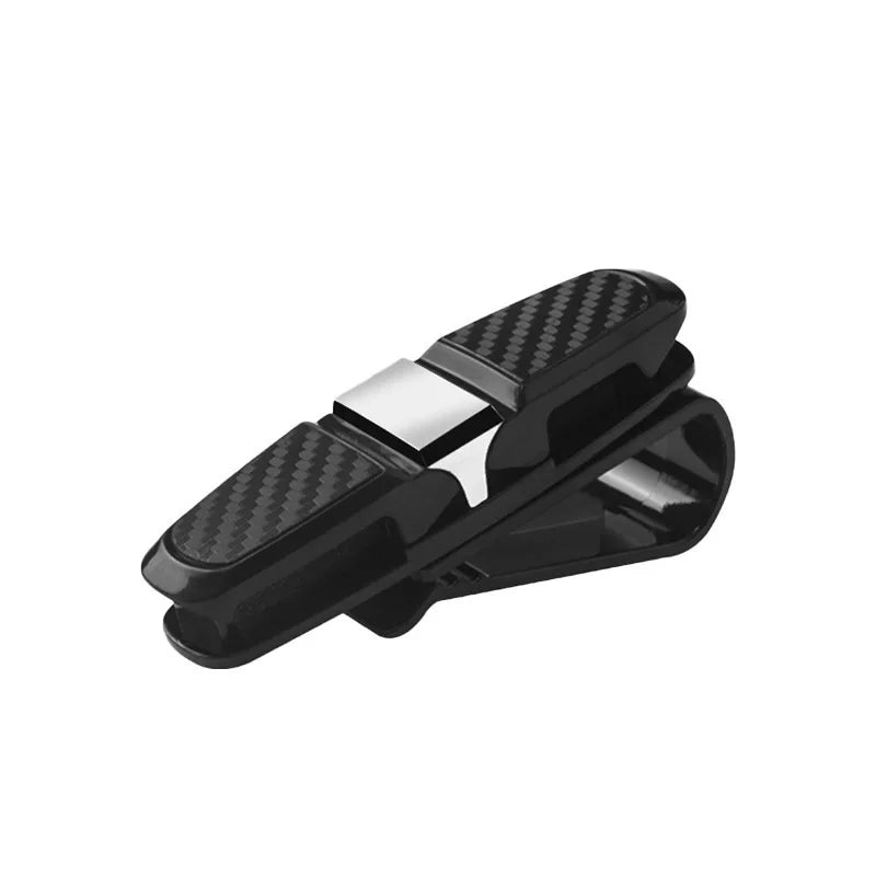1PC Sunglasses Car Glasses Holder Holder Clip 180 Degree Sunglasses Holder Sun Visor Sunglasses Holder Car Vehicle Accessories