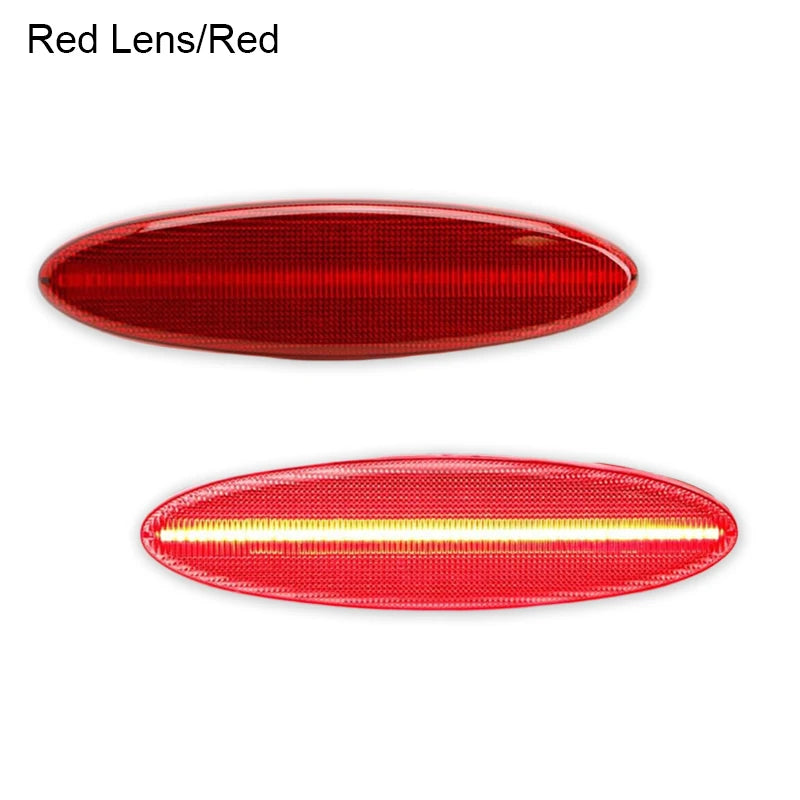 2Pcs LED Side Marker Light Rear Fender Lights Red Signal Lamps for Chevrolet Corvette C5 1997-2004 Coupe Z06 Convertible