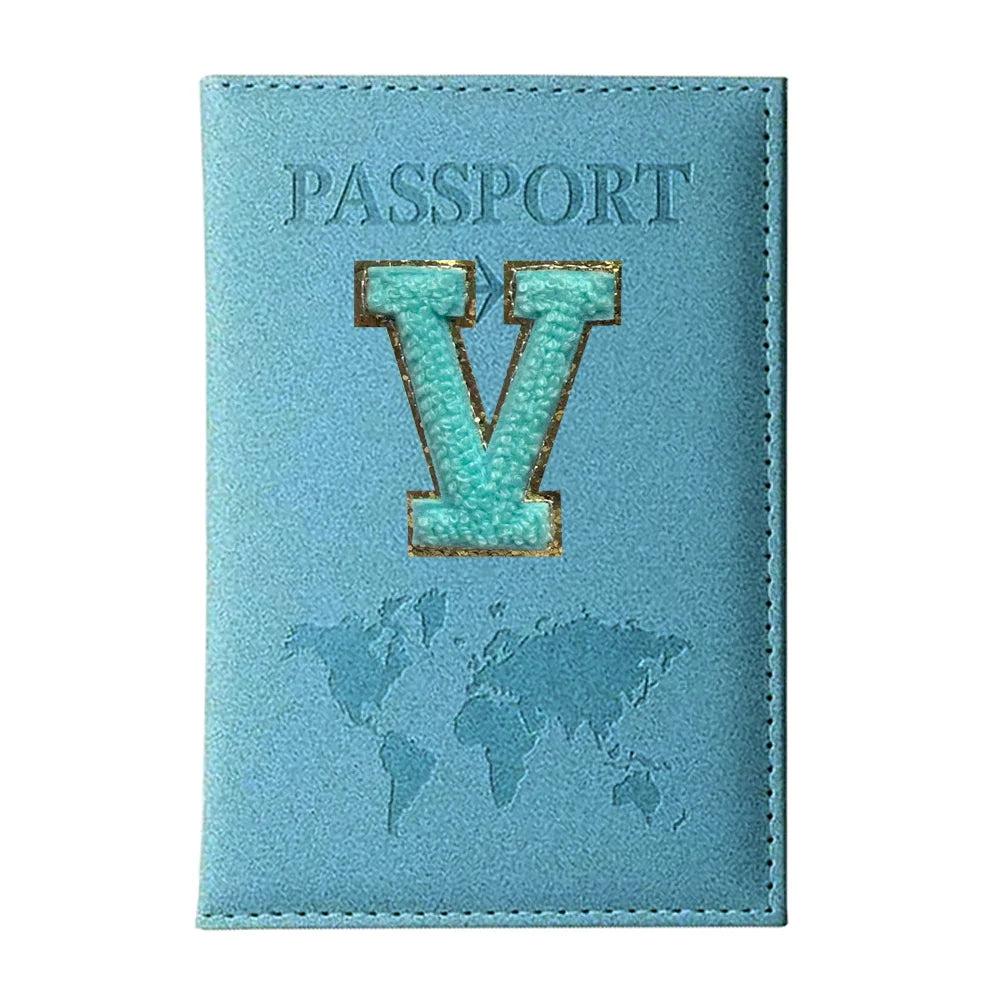 Passports Case Passport Covers Unisex Travelneedments Grren Letter Series Passport Holder Travel Passport Protective Cover