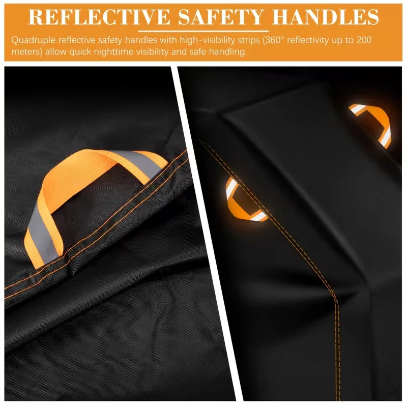 Outdoor Barbecue Rain Cover Dustproof Sunproof Waterproof Garden BBQ Cover Protective Shelter for Picnics And Camping