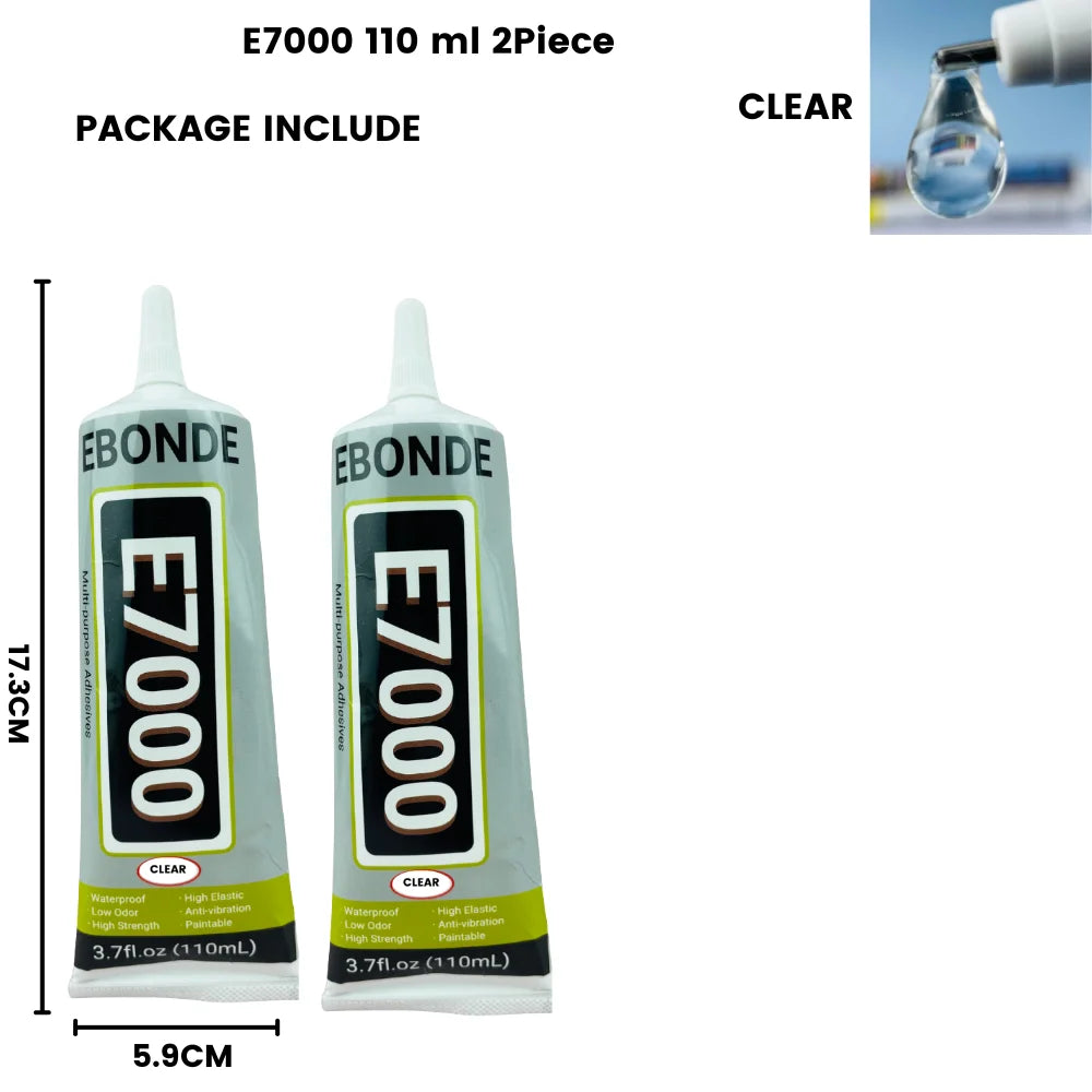 15ML 50ML 110ML E7000 Clear Contact Fabric Adhesive Universal Glass Plastic DIY Glue E-7000 With Precision Applicator
