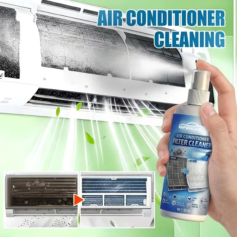 AC Filter Cleaner Spray 100ml, Deep Clean Air Conditioner Filters, Remove Dirt, Dust & Bad Smell for Home & Office Use