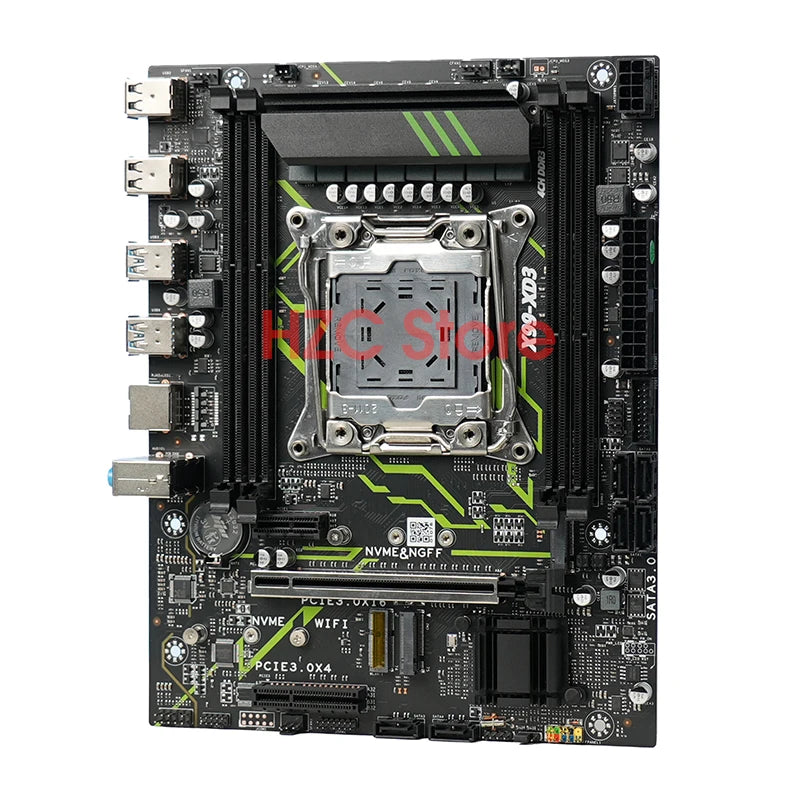 X99 DDR3 Motherboard Combo Set Kit with Xeon E5 2696 V3 CPU and 32GB DDR3 1600MHz Memory Complete Set TPM 2.0 PIN C612 X99 Kit