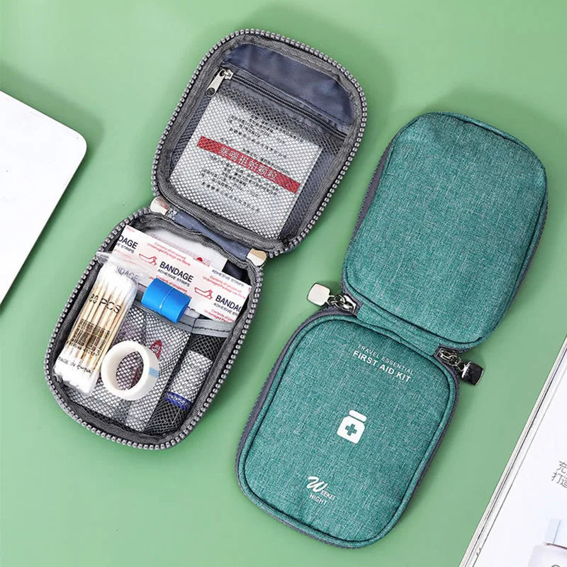 Home First Aid Kit Large Capacity Empty Medicine Storage Bag Portable Travel Medicine Box Survival Bag Emergency Bag for Car