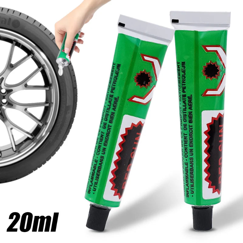 Tire Repair Glue Liquid Strong Rubber Glues Black Soft Rubber Wear-resistant Non-corrosive Adhesive Instant Strong Bond Leather