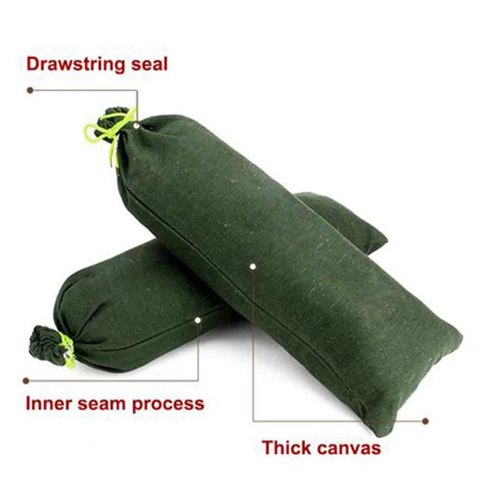 30x70cm Flood Resistant  Thickened Sand Bag Flood  Sand Bag with Drawstring Ties  Thickened Sand Bag