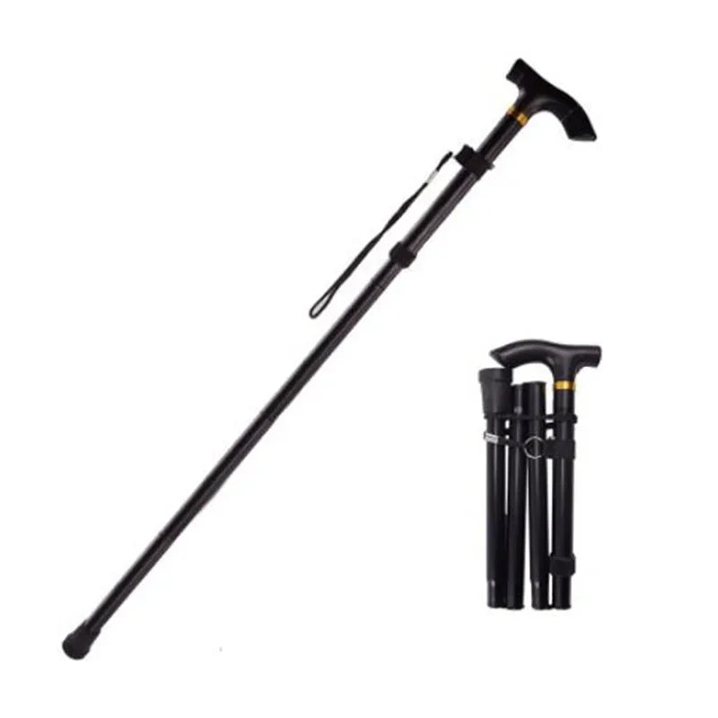 Foldable Ultralight Trekking Poles Telescopic Alpenstock Walking Sticks for Outdoor Hiking Camping Nordic Walking