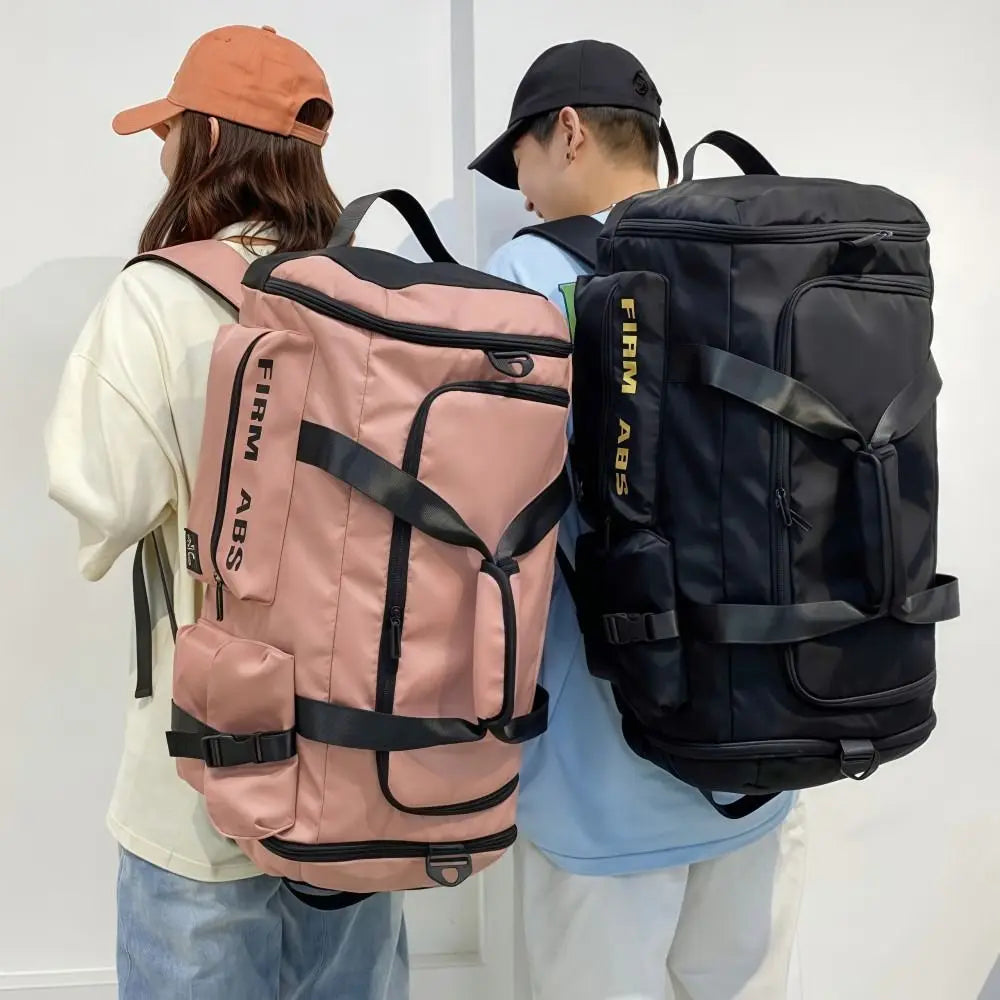 67L Travel Backpack Large Capacity 3 in1 Camping Duffel Bags Dry Wet Separation with Shoes Compartment Fitness Handbag Unisex