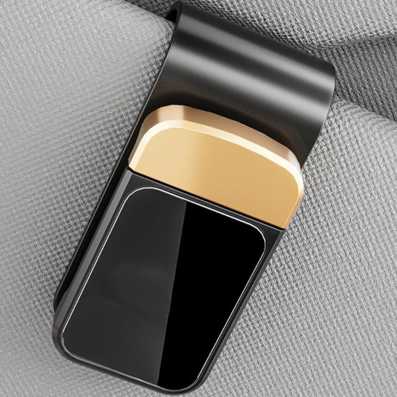 Car Sun Visor Sunglasses Clip Holder Stable Eyeglasses Hanger Card Ticket Organizer Interior Storage Clip Car Accessories