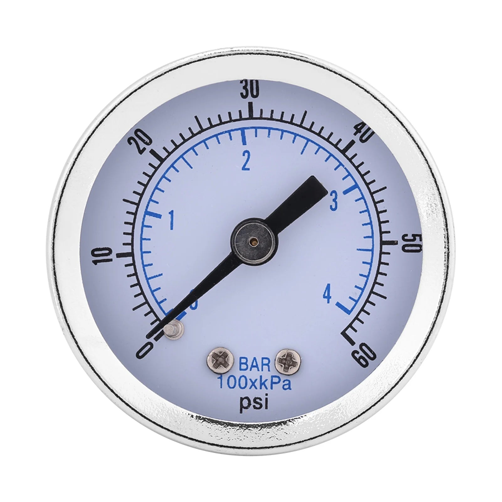 Air Pressure Gauge 0‑60psi 0‑4bar 1/8NPT Pressure Gauge Manometer for Water Air Oil  Instrument pressure measuring tool