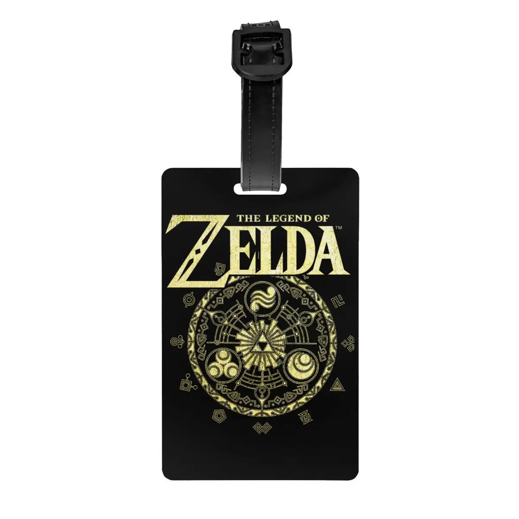 Custom The Legend Of Zeldas Luggage Tag Privacy Protection Anime Game Baggage Tags Travel Bag Labels Suitcase