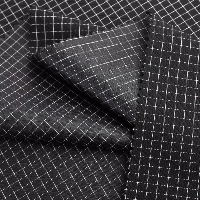 Dyneema Nylon Grid Fabric High Strength Waterproof Cut Resistant PU Coated Material for Outdoor Backpack DIY 100x150cm